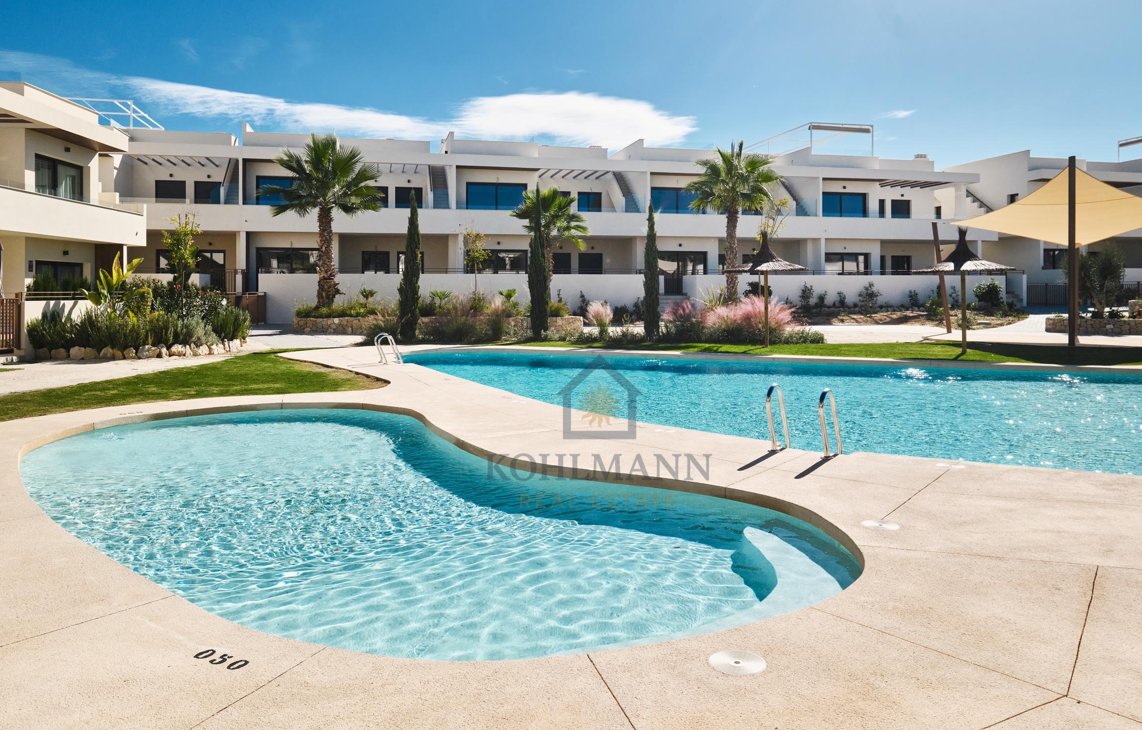 Mediterrane Wohnqualität nur 300 m vom Strand