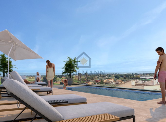 Moderne Neubauwohnungen mit Dachpool in Catral – Ihr Zuhause an der Costa Blanca