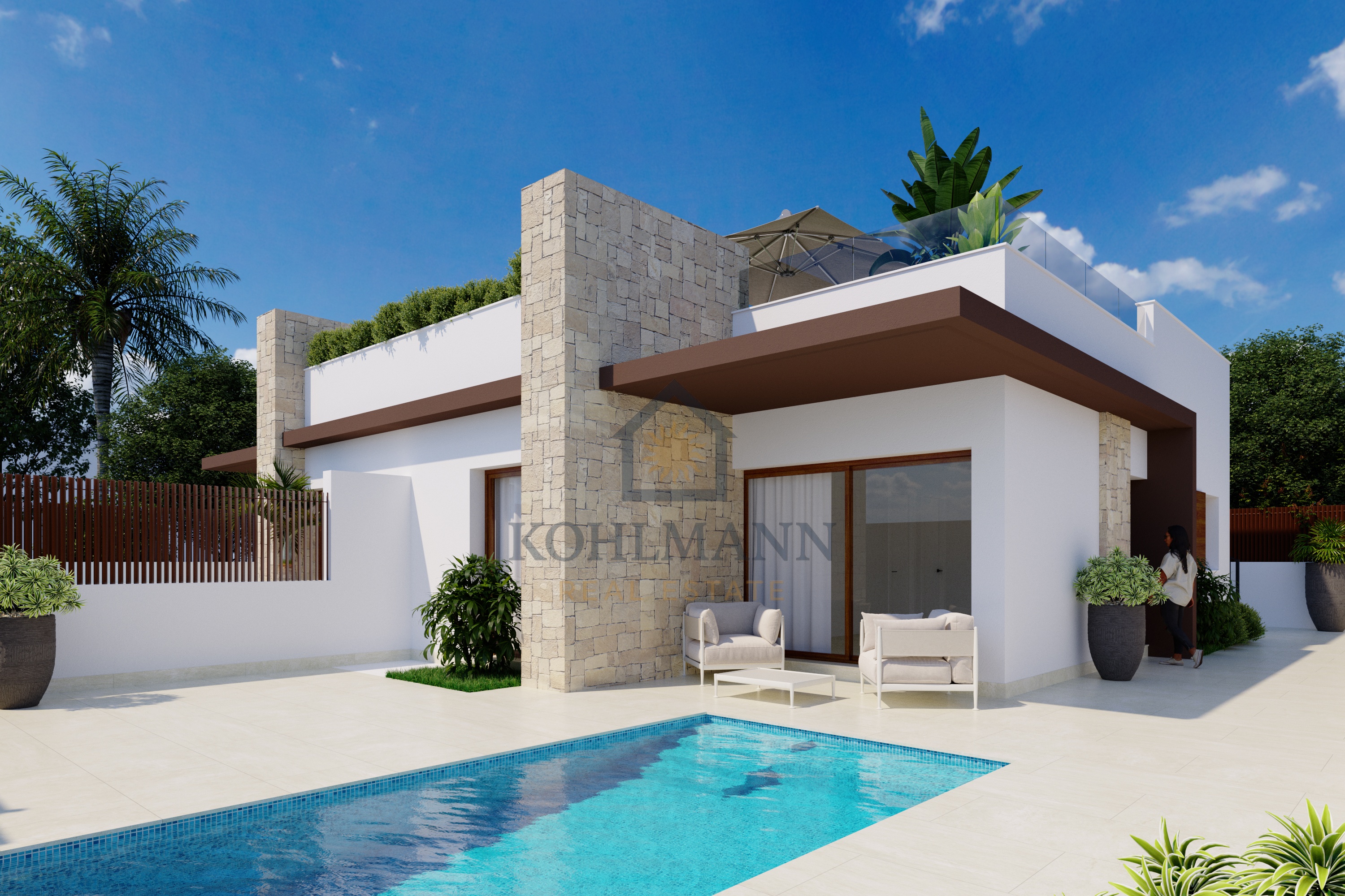 Moderne Neubauvilla mit Privatpool in Vistabella Golf